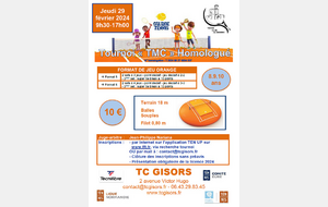 TMC Mixte U10 - Niveau Orange - Hiver 2024